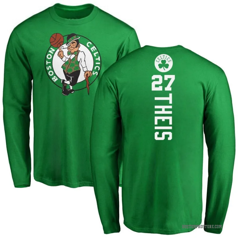 Daniel Theis Men's Green Boston Celtics Kelly Backer Long Sleeve T-Shirt -  Celtics Store