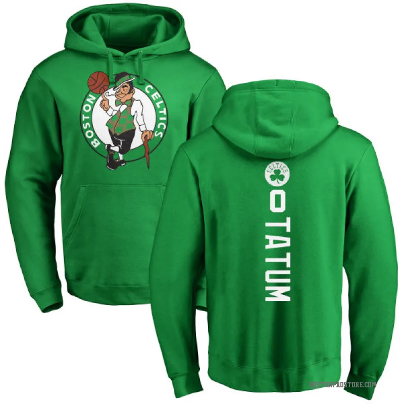 Jayson Tatum Men's Green Boston Celtics Branded Kelly Backer Pullover Hoodie  - Celtics Store