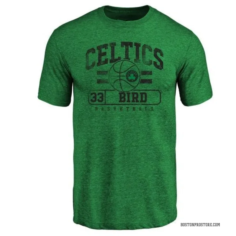 Larry Bird Youth Green Boston Celtics Kelly Backer T-Shirt