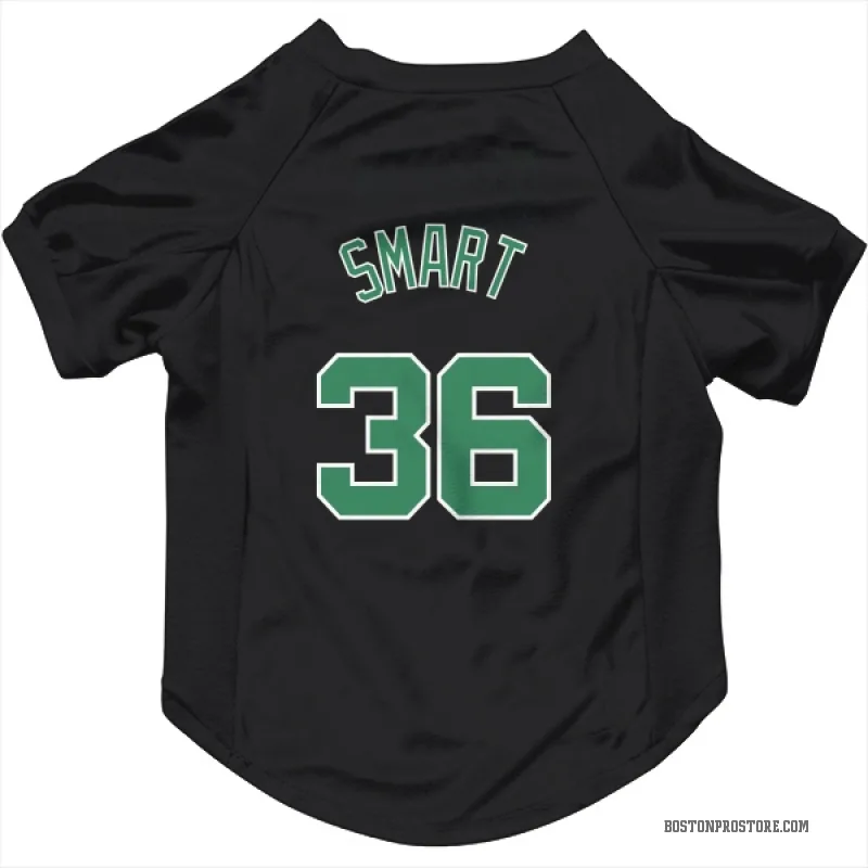 Marcus Smart jersey number 36 green,white,black number with new