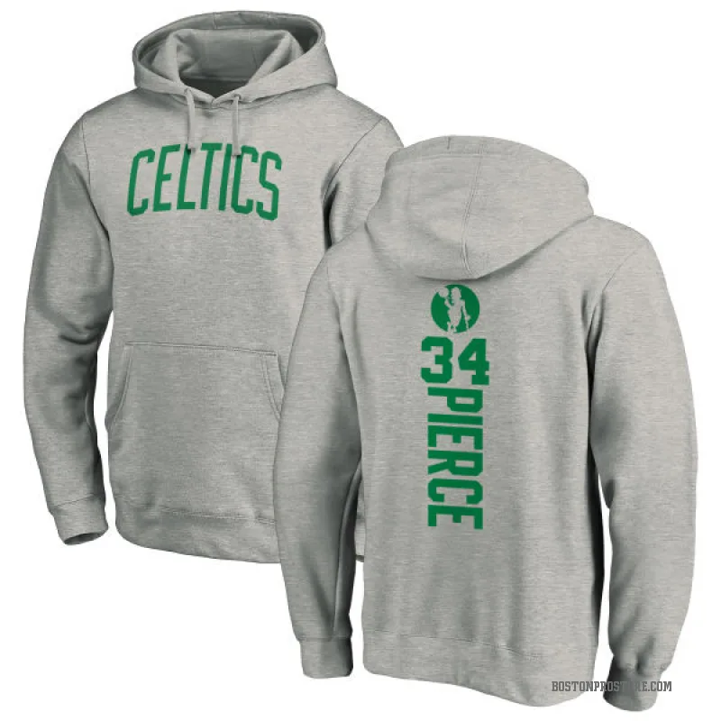 Paul Pierce Men's Boston Celtics Branded Ash Backer Pullover Hoodie -  Celtics Store