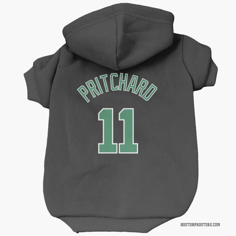 Payton Pritchard Black Boston Celtics Cat & Dog Pet Hoodie