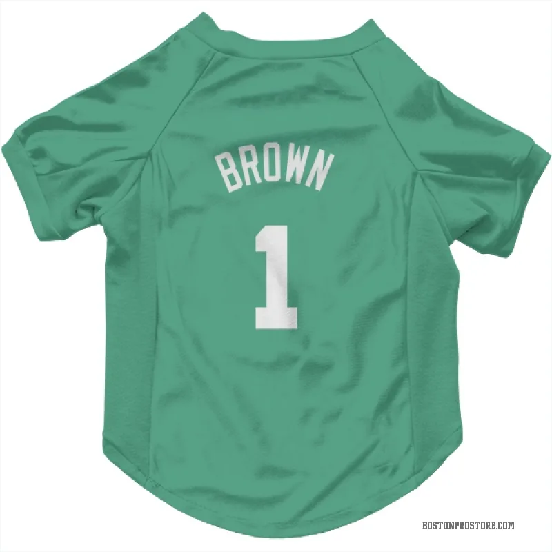 Walter Brown Green Boston Celtics Cat & Dog Pet Jersey - Celtics Store